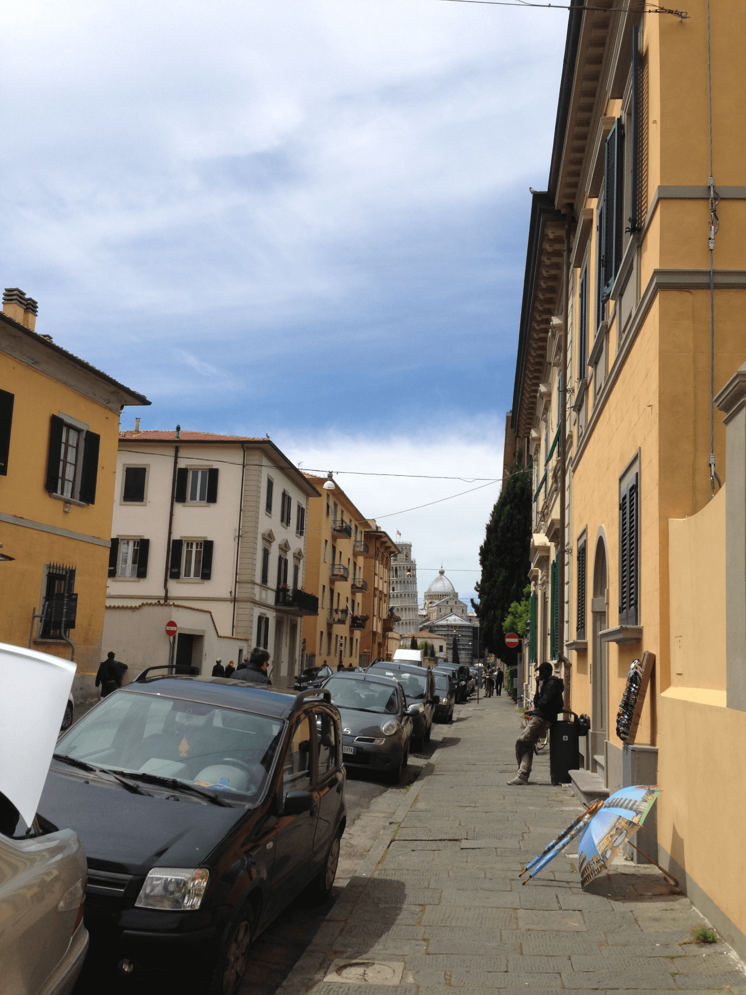 Calles del centro de la ciudad en Italia